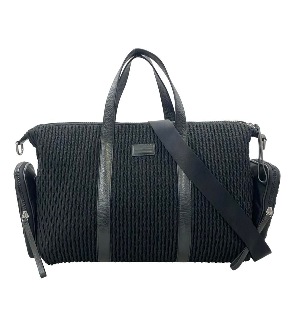 エンポリオ・アルマーニ 2WAY ボストンバッグ ショルダーバッグ 斜め掛け 布帛 メンズ Emporio Armani