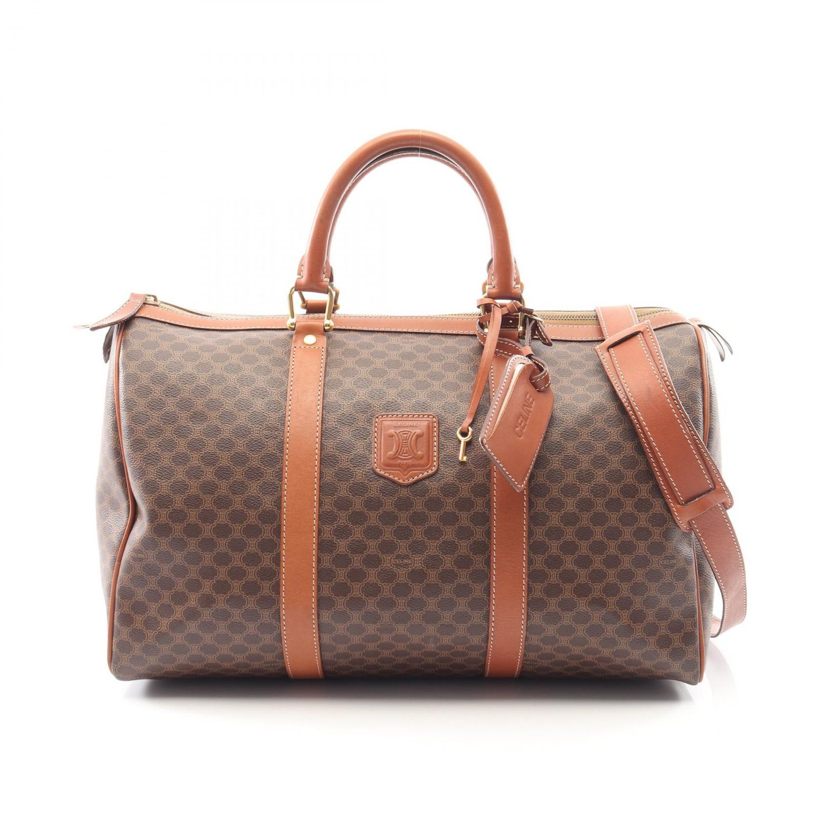 CELINE セリーヌ マカダム 2WAY ボストンバッグ