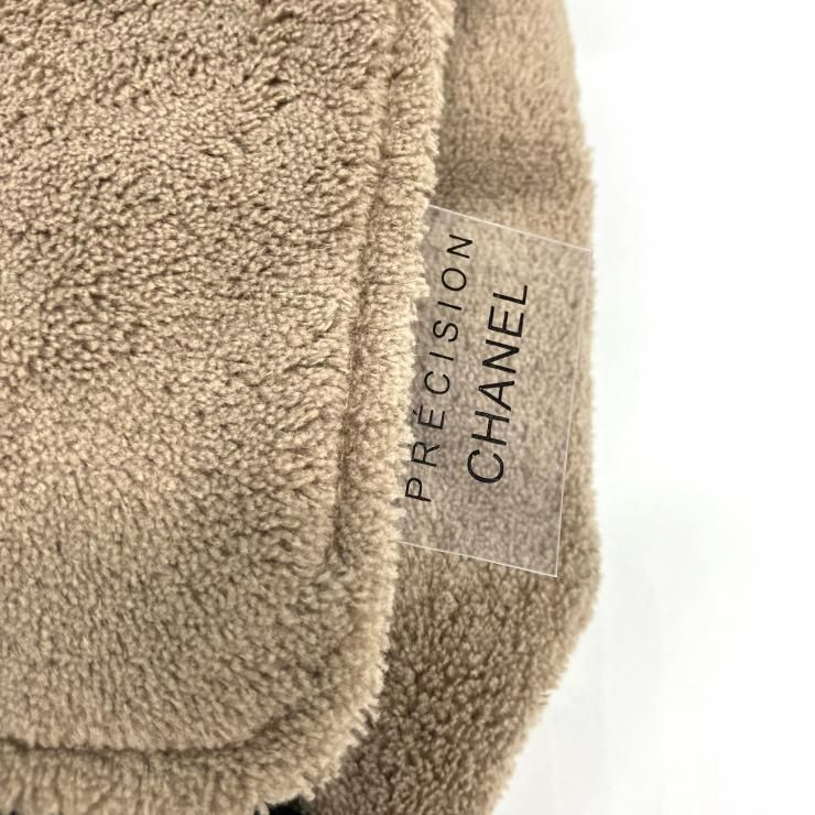 CHANEL ノベルティ ココマーク ショルダーバッグ パイル地 ベージュ