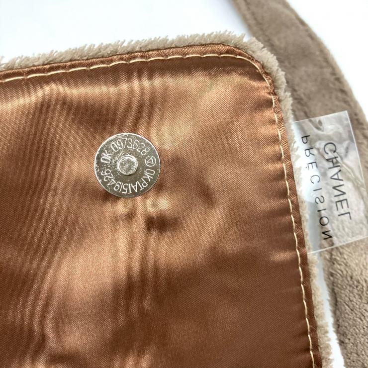 CHANEL ノベルティ ココマーク ショルダーバッグ パイル地 ベージュ