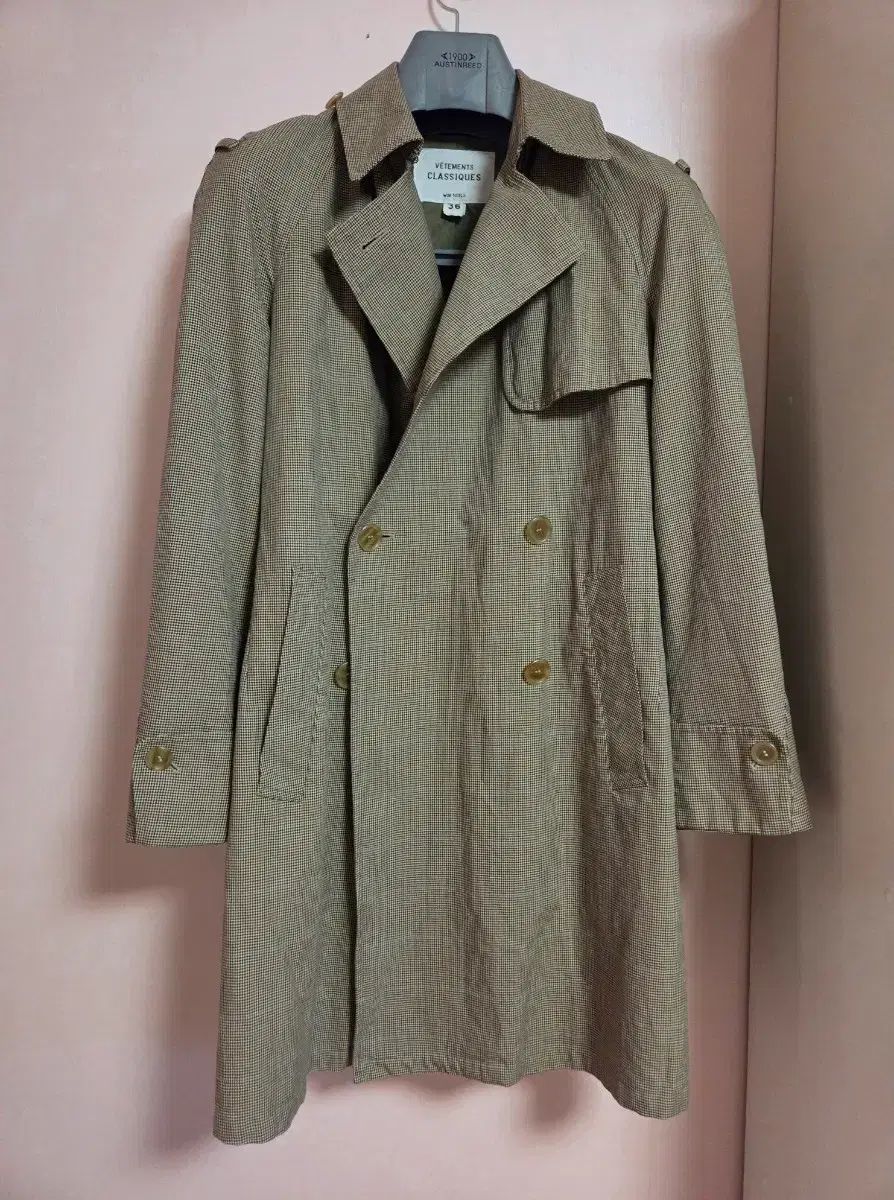 VETEMENTS Classic トレンチコート CHECK 36サイズ