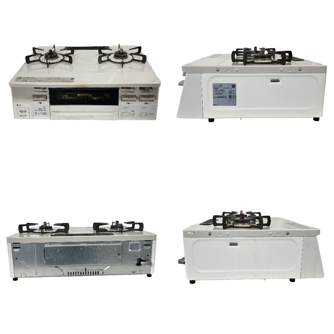 中古▶︎ガスコンロ　リンナイ Rinnai KG66VTW リンナイ ガスコンロ 都市ガス 中古 W11183920 - メルカリ