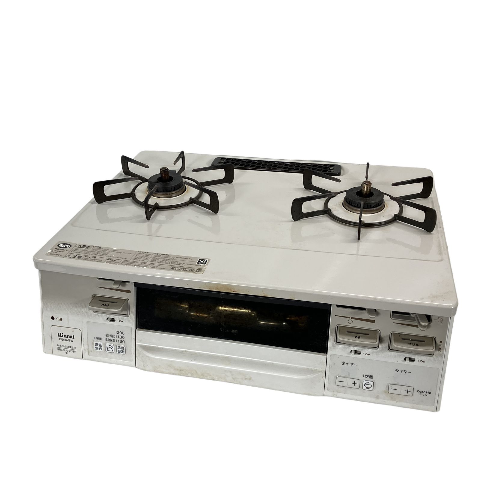 Rinnai KG66VTW リンナイ ガスコンロ 都市ガス 中古 W11183920 - メルカリ