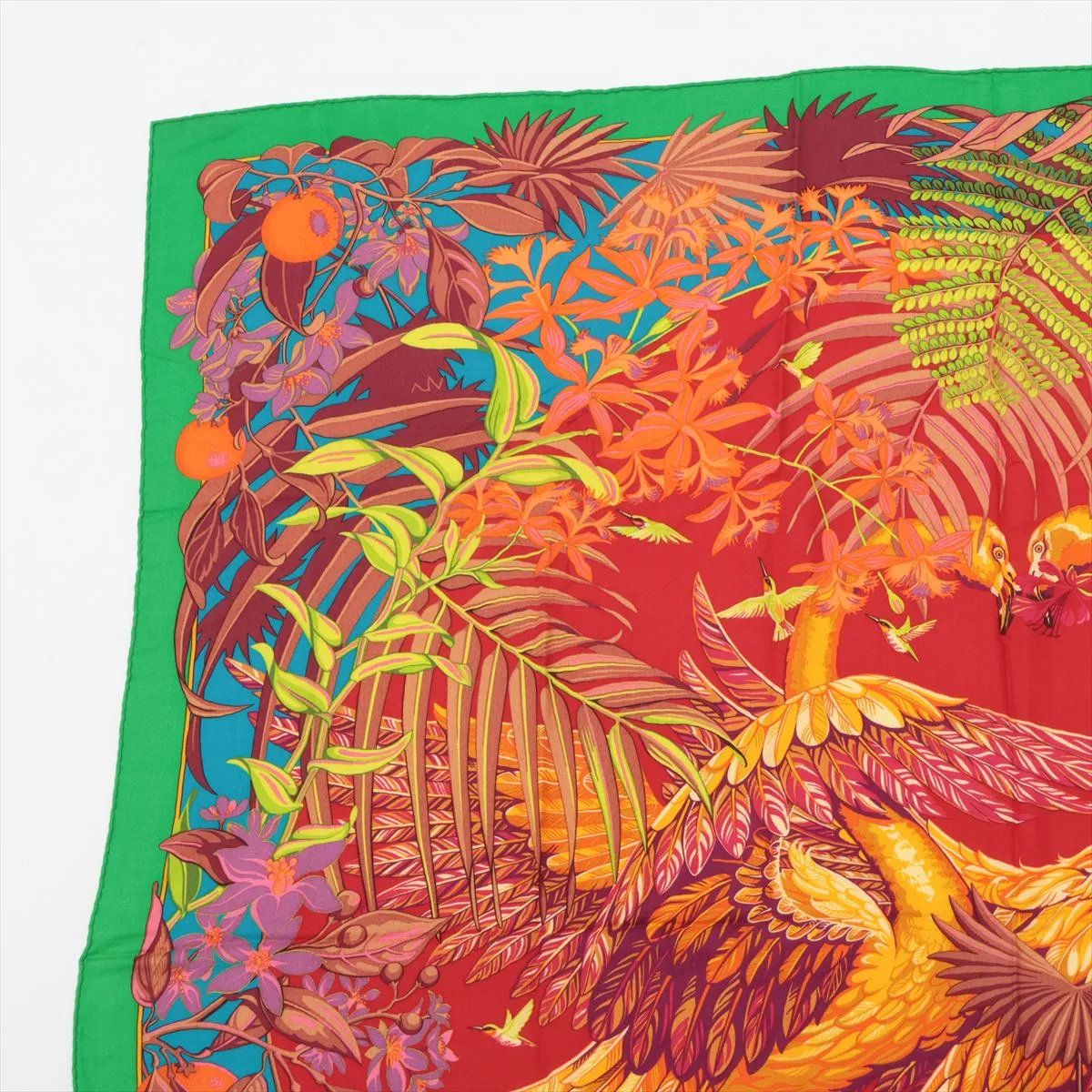 極美品 エルメス カレ ジェアン 140 FLAMINGO PARTY フラミンゴ
