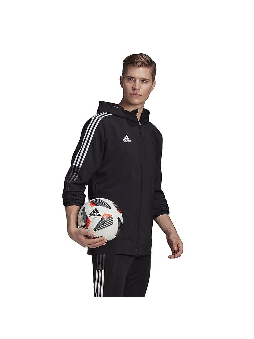 [アディダス(adidas)] ティロ 21 ウインドブレーカー(TIRO 21 WINDBREAKER) AL015 GP4967 ブラック 2XO [ブラック(GP4967)] [2XO]