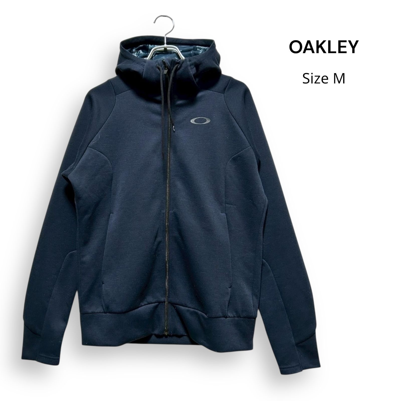A2662/ OAKLEY オークリー ジップアップ パーカー ネイビー SizeM