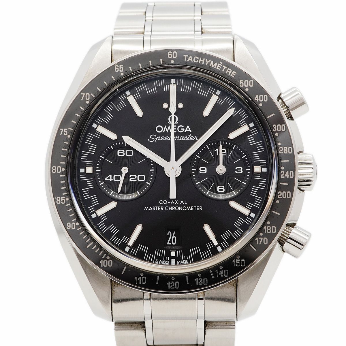 【6web0142】オメガ スピードマスター レーシング マスター 329.30.44.51.01.001 黒文字盤【中古】腕時計 メンズ