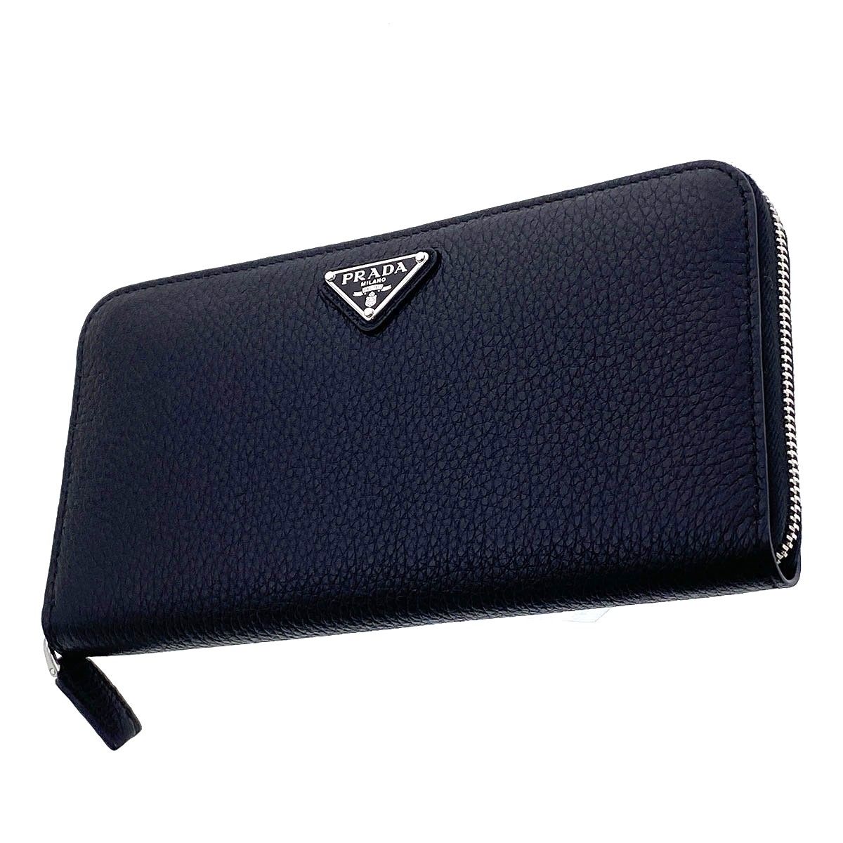 PRADA プラダ ヴィッテロダイノ ラウンドファスナー長財布 長財布 