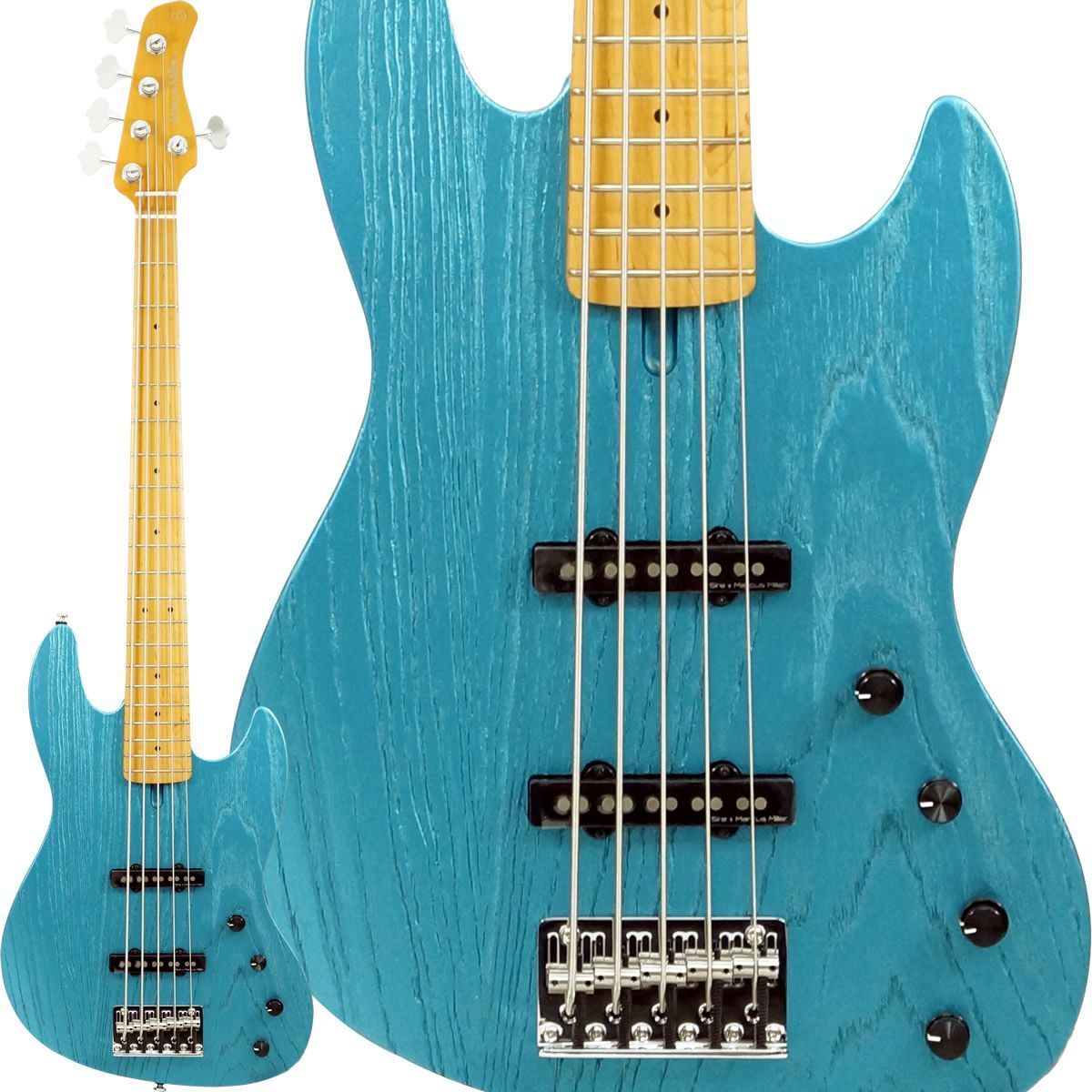 Sire Marcus Miller V6-5String (OTB/Ocean Turquoise Blue) [アッシュTOP/マホガニーBACKボディー 5弦ベース] [アウトレット特価品] 【お買い得セール品】