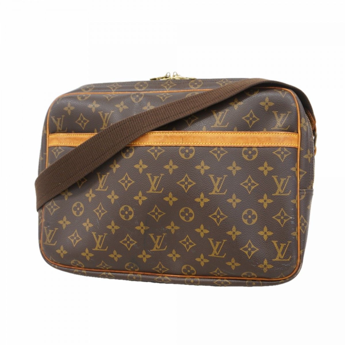LOUIS VUITTON ルイヴィトン モノグラム リポーターGM ショルダーバッグ M45252 ブラウン LOUIS VUITTON】ルイヴィトン『モノグラム リポーターGM』M45252