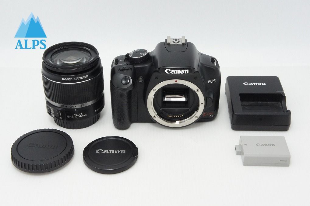 Canon キヤノン EOS Kiss X2 レンズキット (EF-S 18-55mm F3.5-5.6 IS) デジタル一眼レフカメラ 260425y
