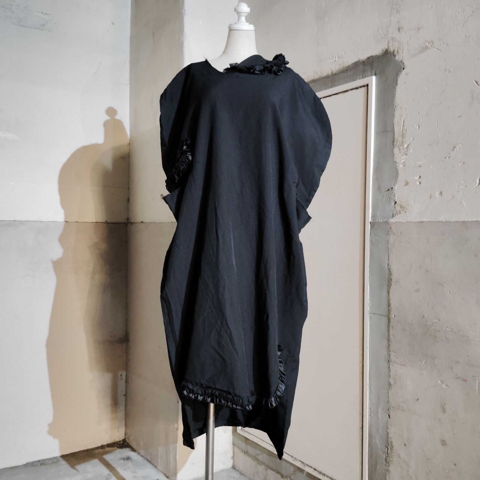 COMME des GARCONS 14ss ポリ縮フリルワンピース コムデギャルソン 2014ss AD2013
