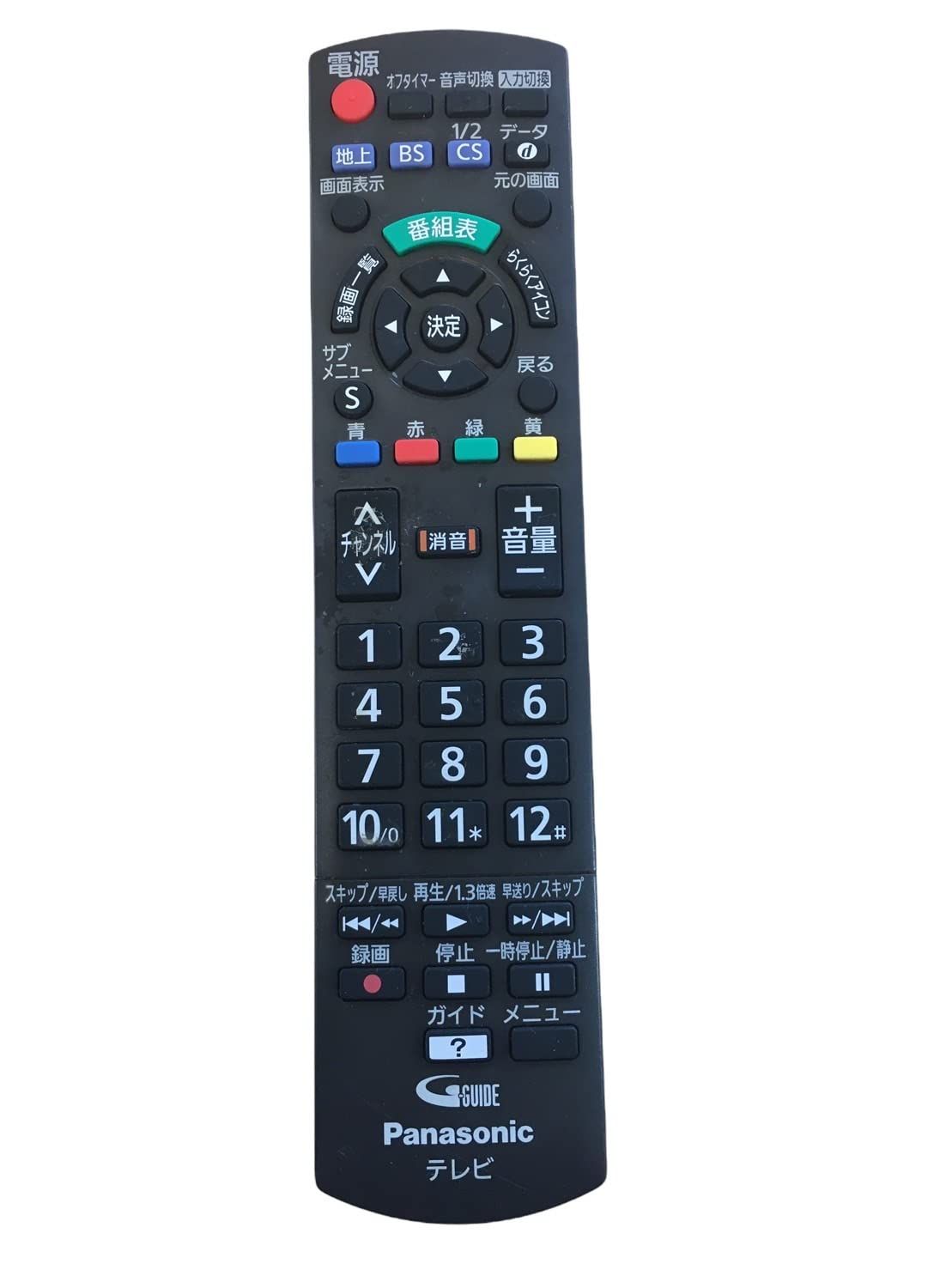 Panasonic 液晶テレビ用リモコン N2QAYB000814