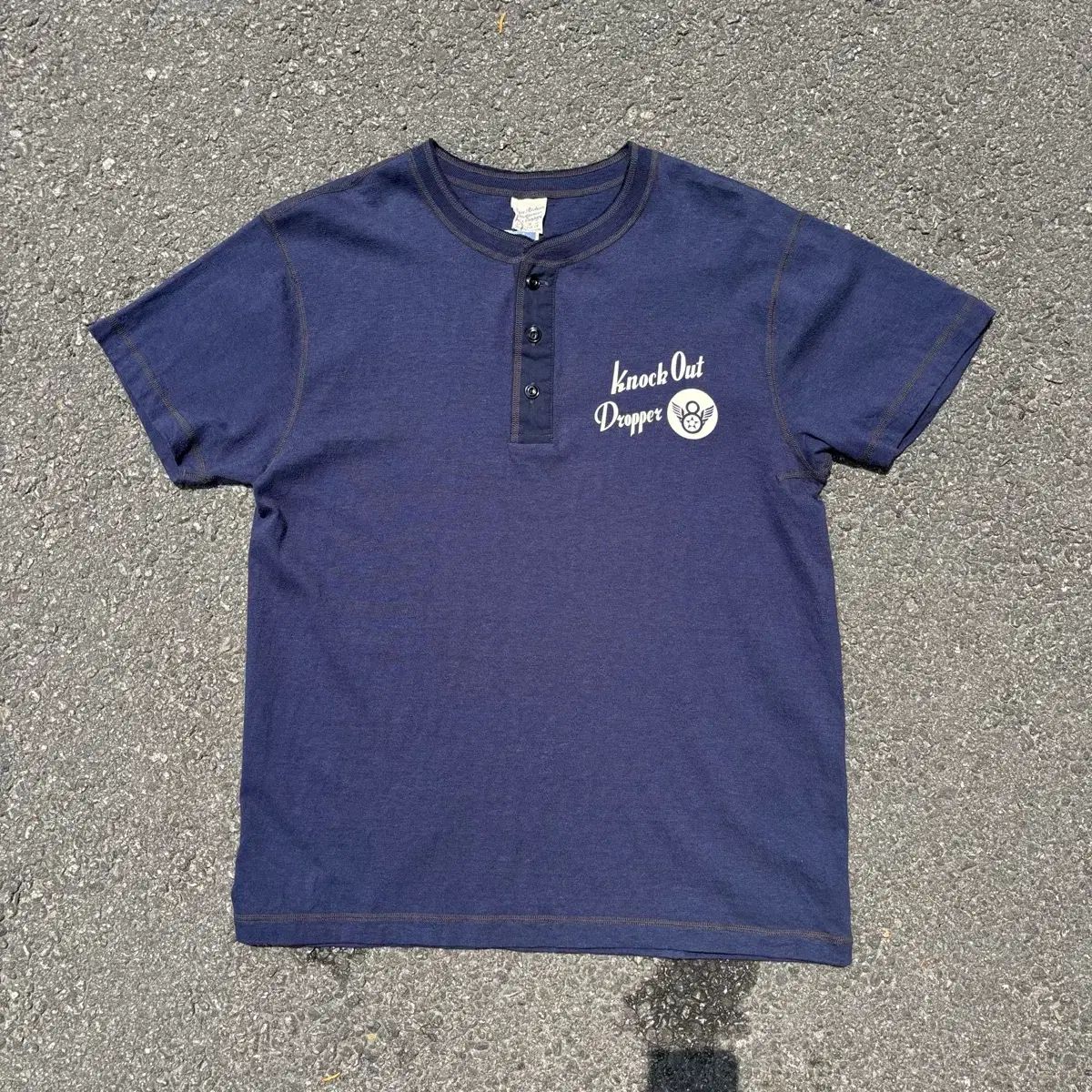 日本 バズリクソンズ ヘンリーネック Tシャツ