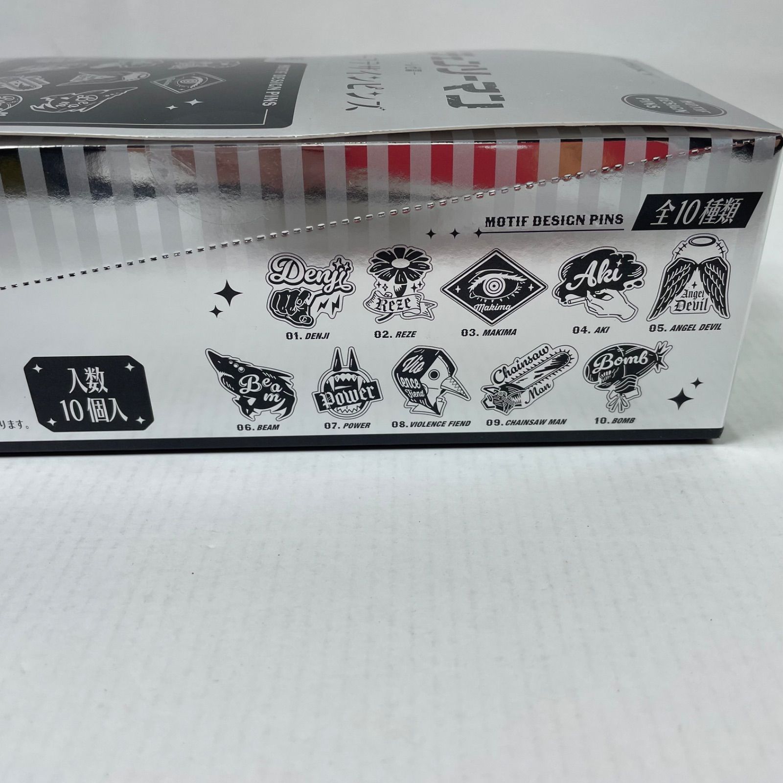 A3224・チェンソーマン 未開封 レゼ編 モチーフデザインピンズ Box ※箱 