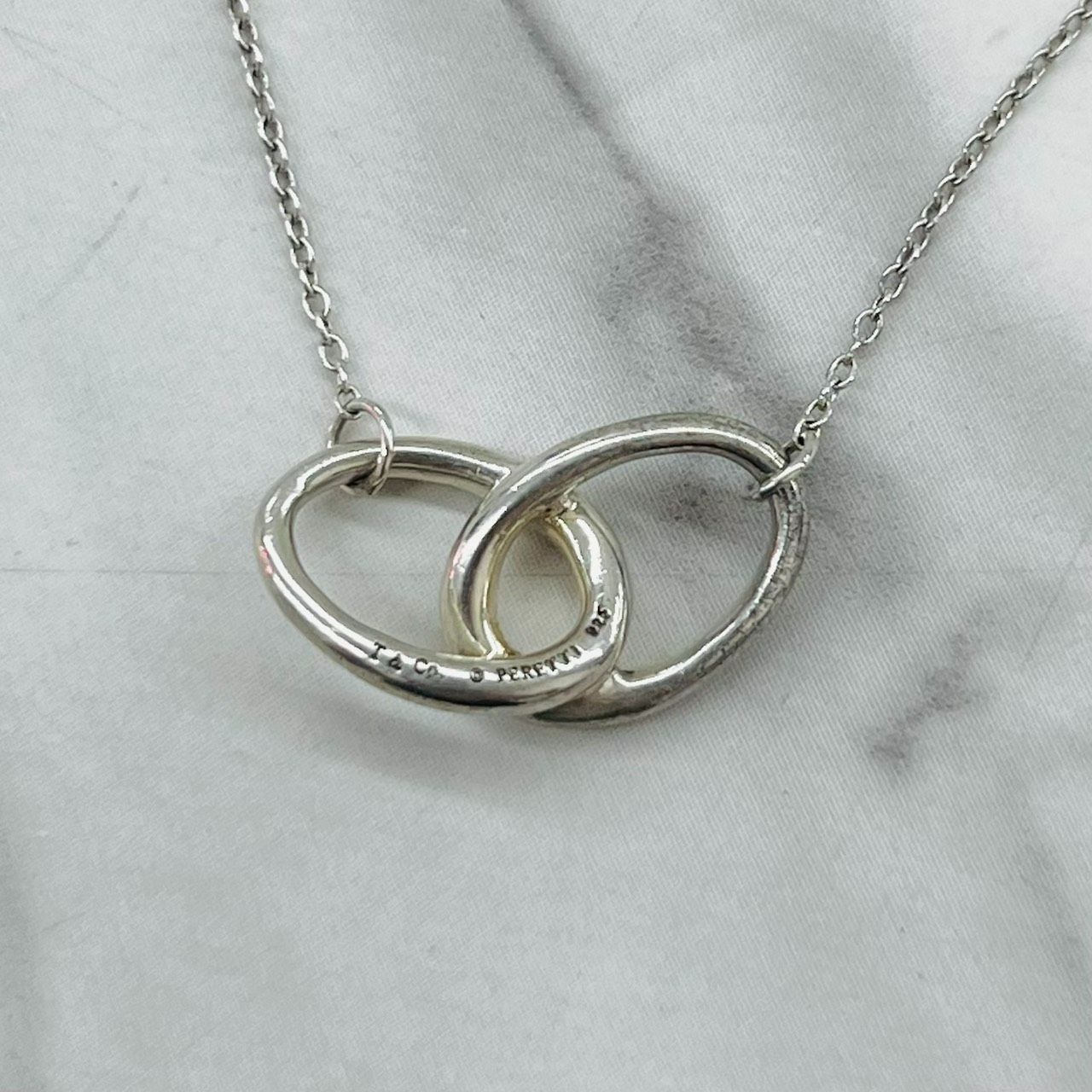 Tiffany&co. ティファニー エルサペレッティ ダブルリング ネックレス 