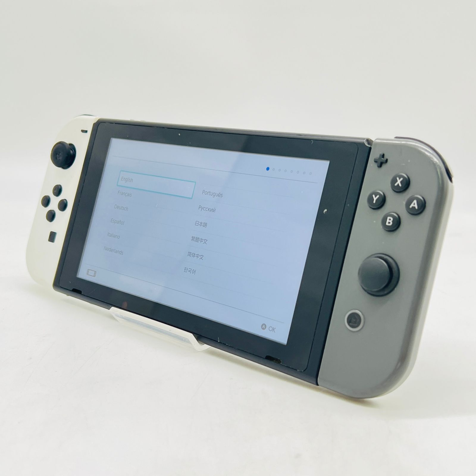 Nintendo Switch バッテリー強化版 中古 ジョイコン ホワイト Nintendo Switch バッテリー強化 本体・JOY-CONのみ 任天堂 動作確認済