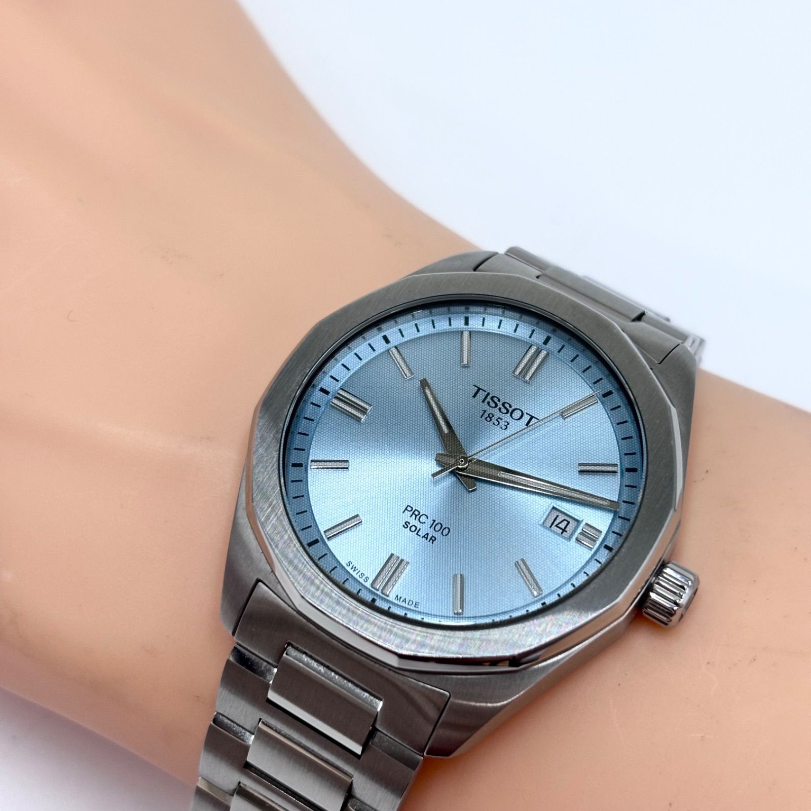 未使用級/稼働/付属品完備】TISSOT/ティソ PRC100 ライトマスター 
