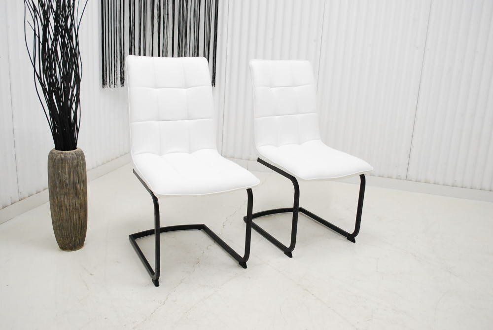 【現品限り】ダイニングチェアー　椅子　イス　2脚セット　北欧モダン　オシャレ　肘付き　白　お洒落なカフェ空間を演出　アウトレット 送料無料(一部除) 260509-オーロラチェアー2脚WH