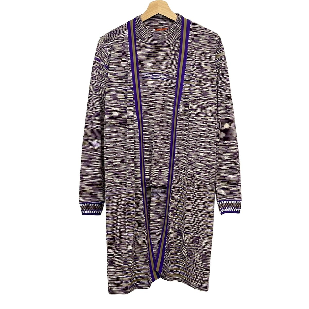 MISSONI(ミッソーニ) アンサンブル レディース - パープル×カーキ×白