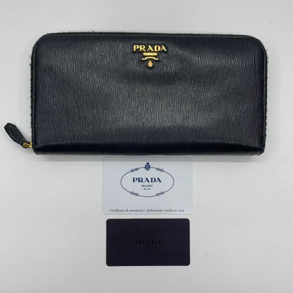 267001792 PRADA プラダ vitello move 長財布 1ML506 ブラック - メルカリ