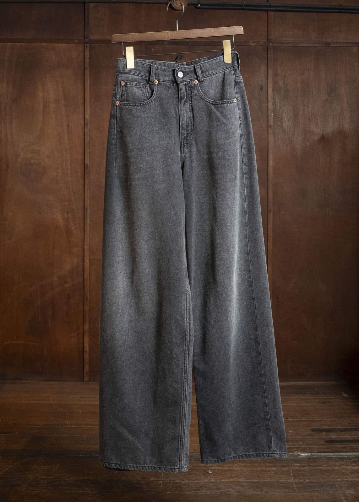 MM6 エムエムシックス 24SS LAPPED DENIM PANTS デニム