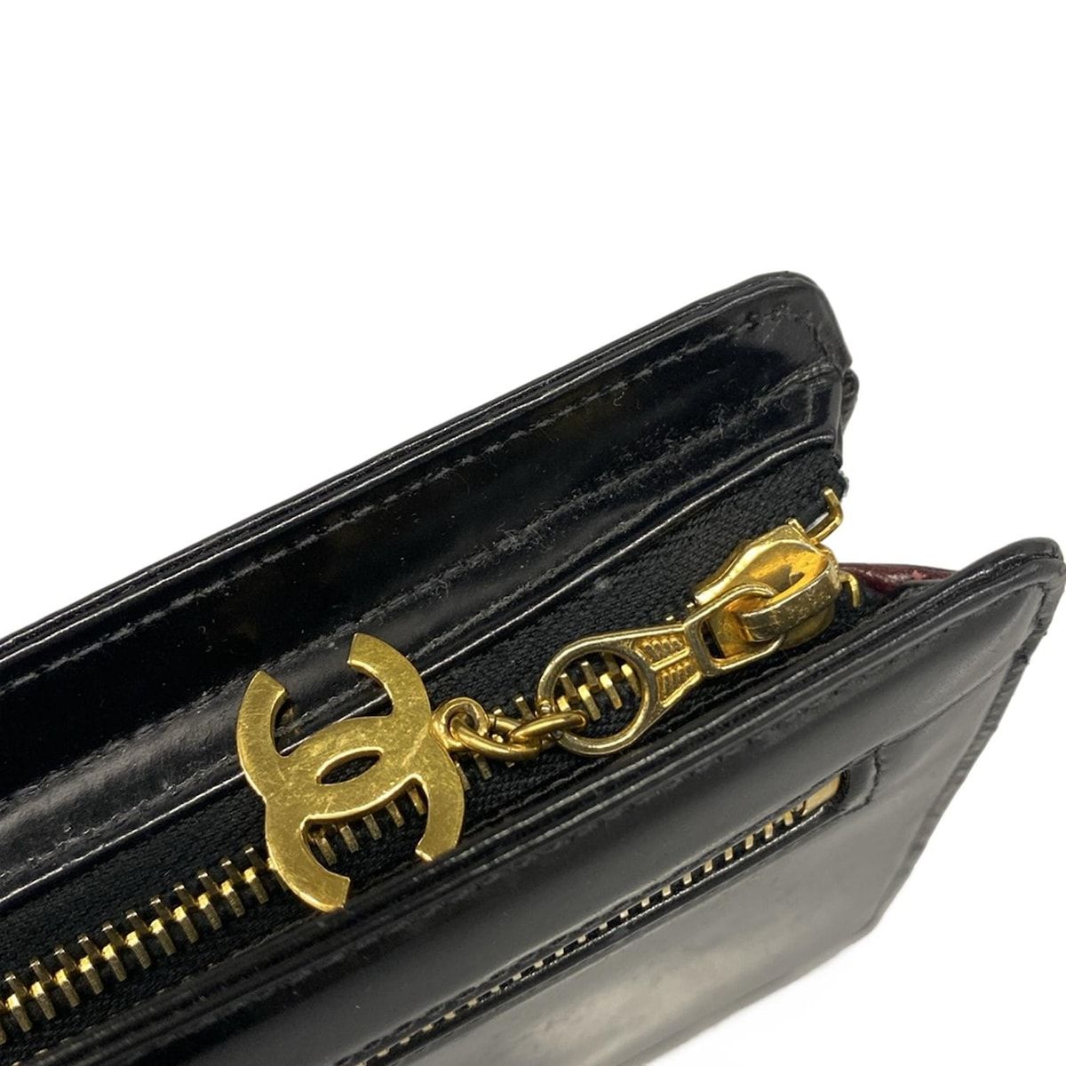 CHANEL(シャネル) セカンドバッグ - 黒 ココマーク/ゴールド金具/ターンロック レザー