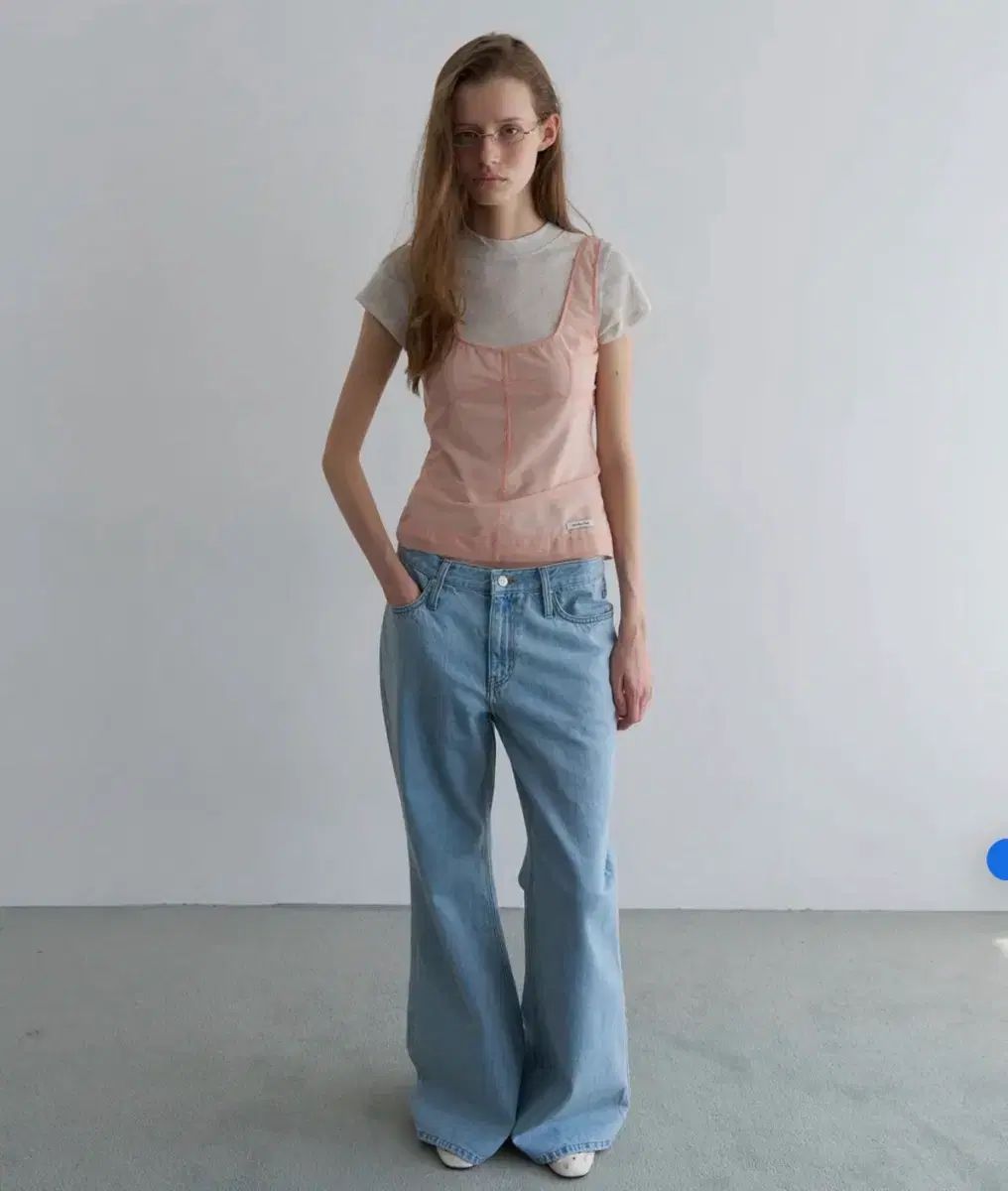 オーバーデューフレア BOOTCUT DENIM PANTS_LIGHT BLUE