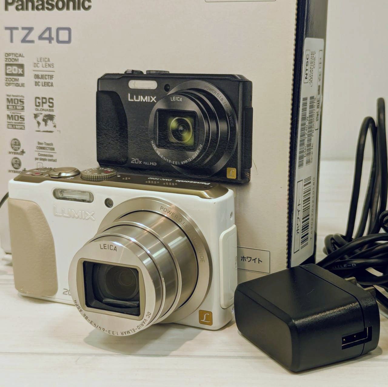 塩】Panasonic 20倍ズーム Wi-Fi NFC GPS機能 LUMIX DMC-TZ40