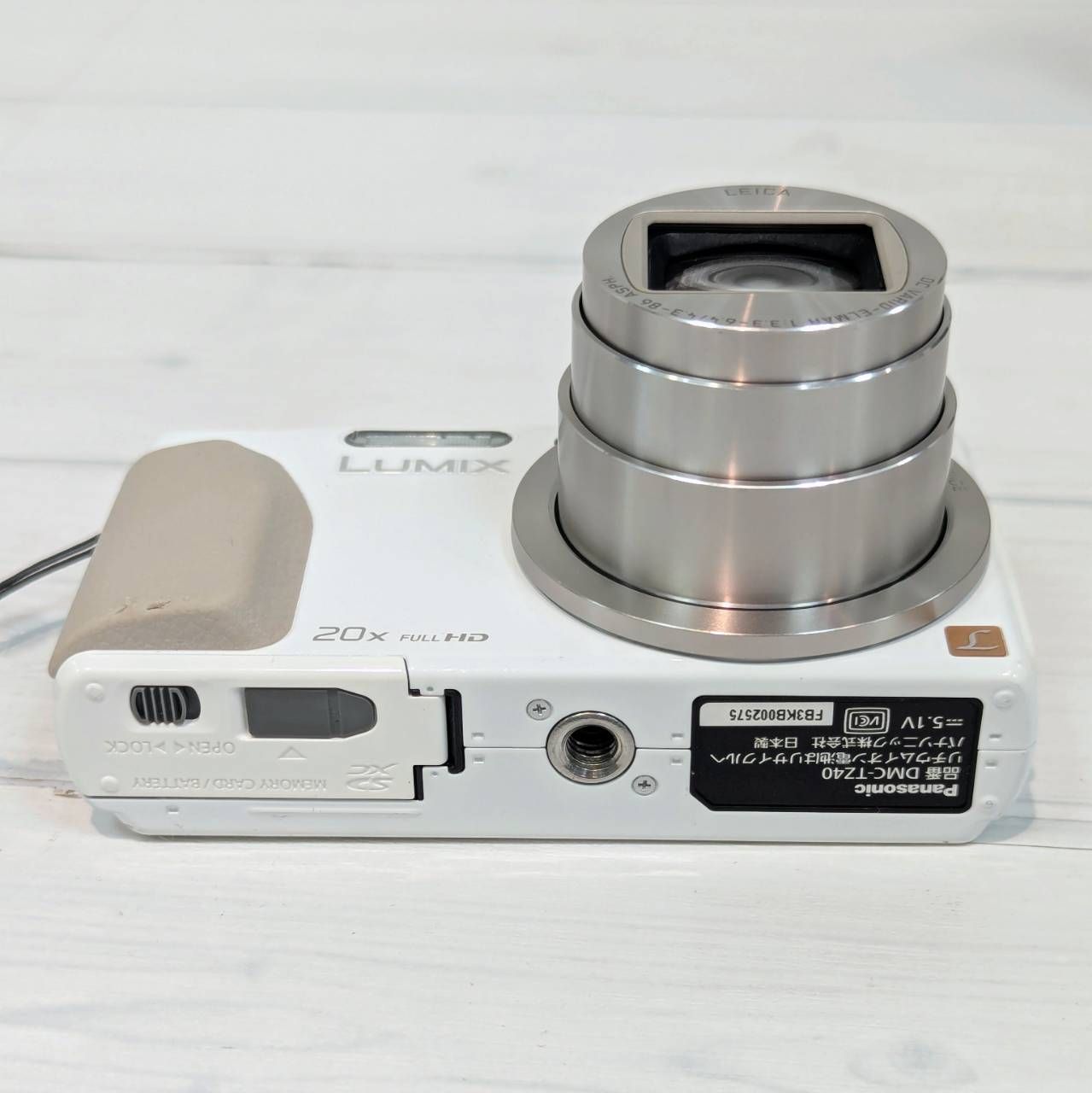 塩】Panasonic 20倍ズーム Wi-Fi NFC GPS機能 LUMIX DMC-TZ40