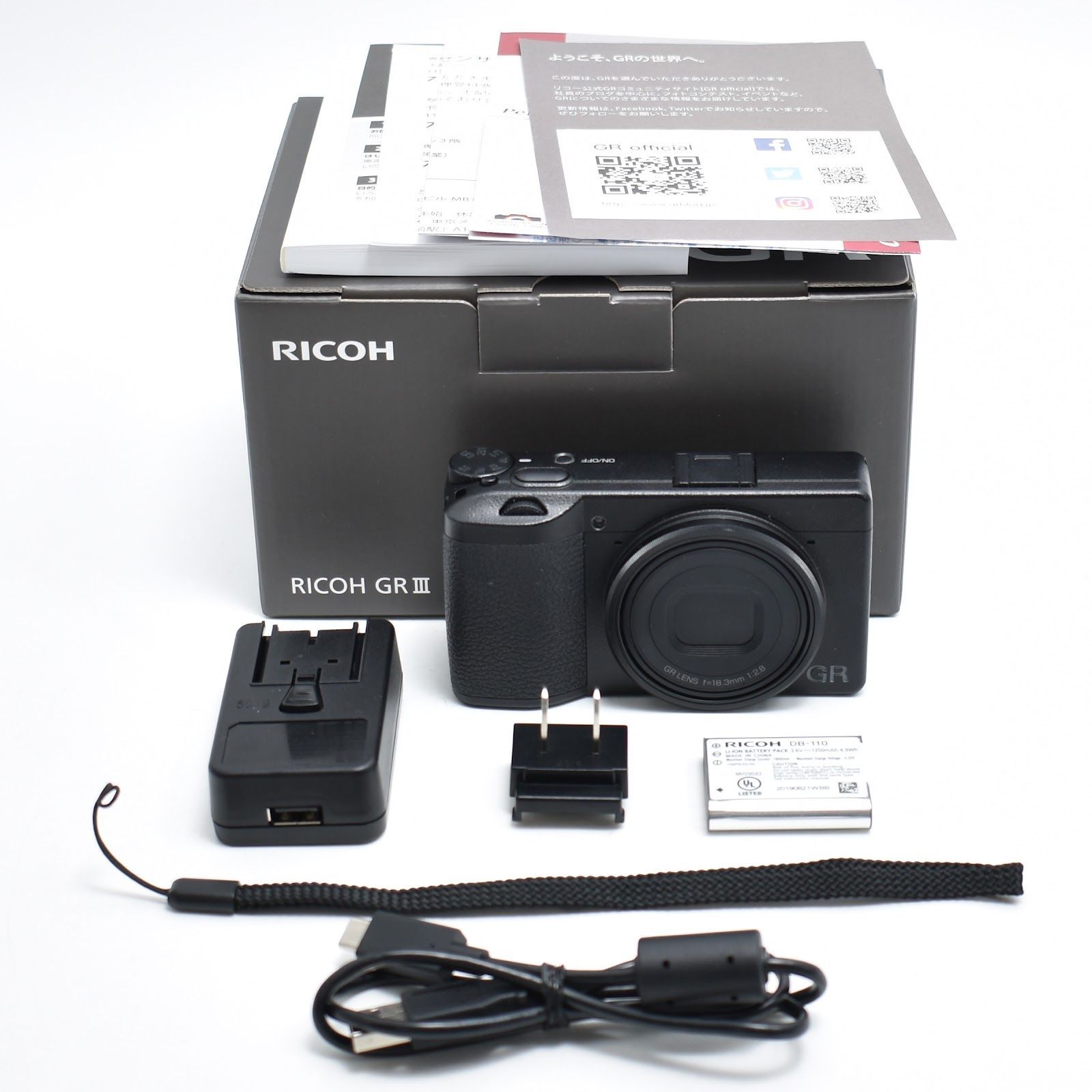 BY#12096 RICOH GR III デジタルカメラ 【APS-Cサイズ大型CMOSセンサー