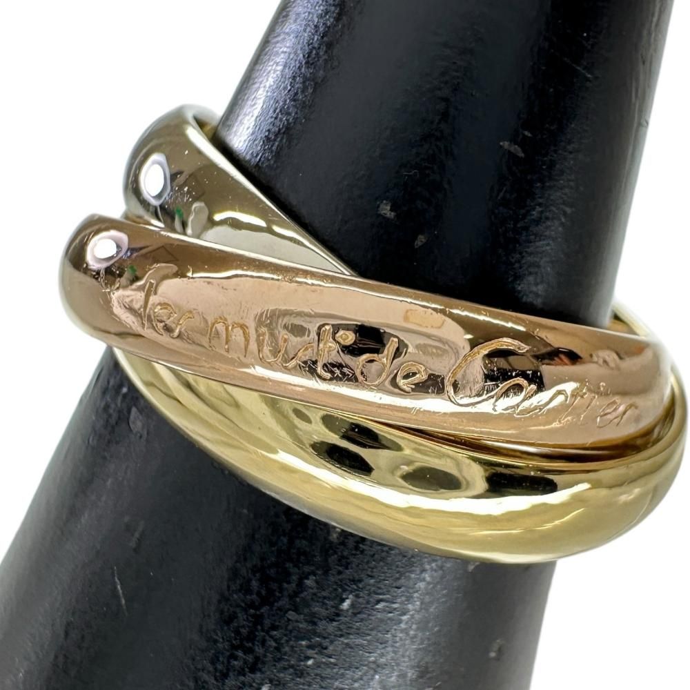 11号 【CARTIER/カルティエ】トリニティ クラシック リング・指輪 K18ゴールド 18金 /YG/WG/PG 7.1g 51(シリアルなし) レディース 【中古】【真子質店】【GD】