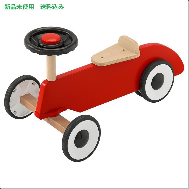 IKEA (イケア) FALTHARE フェルトハレ 乗用おもちゃの車 - レッド 606.023.57