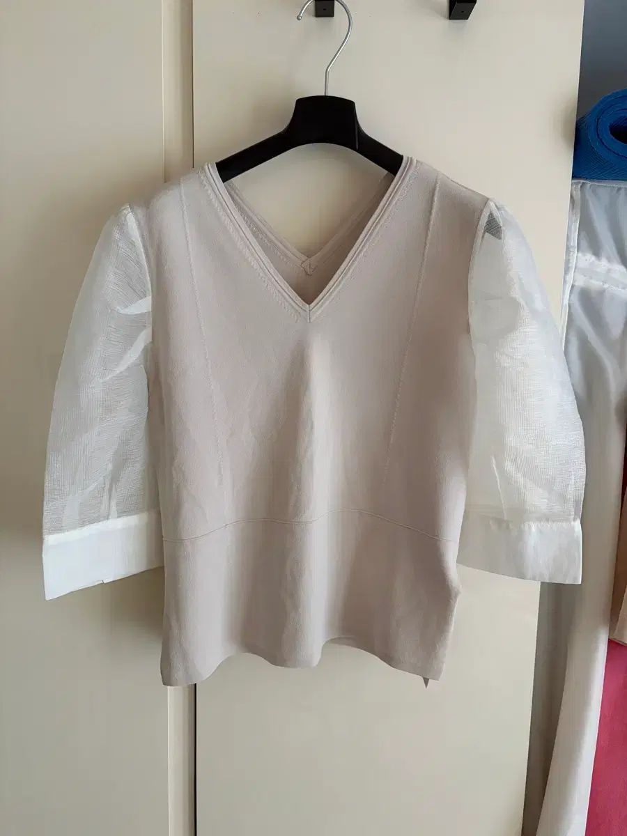 ほぼ新品/ドライ(0)/システム オーガンザスリーブ サマーニットF