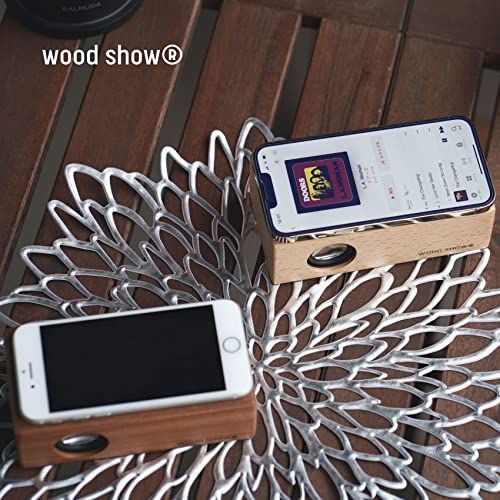 置くだけ スピーカー スマートフォン 木製 スマホ音楽スピーカースマホ音楽プレーヤー スマホ音を拡張 ポータブルスピーカー bluetooth接続不要 携帯やmp3を置くだけで音を増幅 スマホ 音を拡張スピーカー (けやき木目) 国内発送 7550c5c1