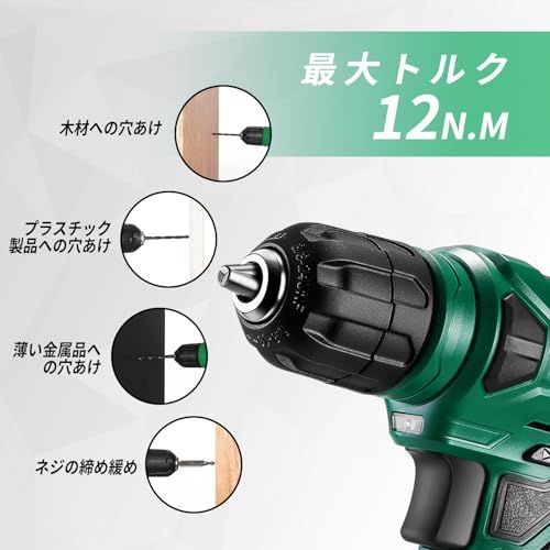【8V電動ドリル付き】 工具セット 126点組 ピンク ホームツールセット 家庭用 ツールセット 日曜大工 DIYセット 作業工具セット 家具の組み立て 住まいのメンテナンス用 修理道具セット 便利な収納ケース付き (グリーン) 国内発送 1a47d0df