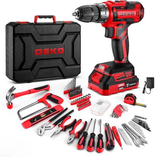 【20V電動ドリル付き】186点本組 工具セット ホームツールセット 家庭用 ツールセット 日曜大工 DIYセット 作業工具セット 家具の組み立て 住まいのメンテナンス用 修理道具セット 便利な収納ケース付き 赤 国内発送 1725aa8b 【20V電動ドリル付き】186点本組 工具セット ホームツールセット 家庭用 ツールセット 日曜大工 DIYセット 作業工具セット 家具の組み立て 住まいのメンテナンス用 修理道具セット 便利な収納ケース付き 赤 国内発送 1725aa8b