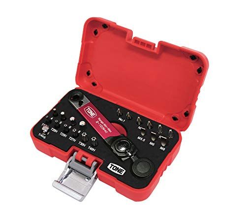 トネ(TONE) トルクビットラチェットセット TBS20 ビット差込 10N・m 内容21点 国内発送 4f89c3b6