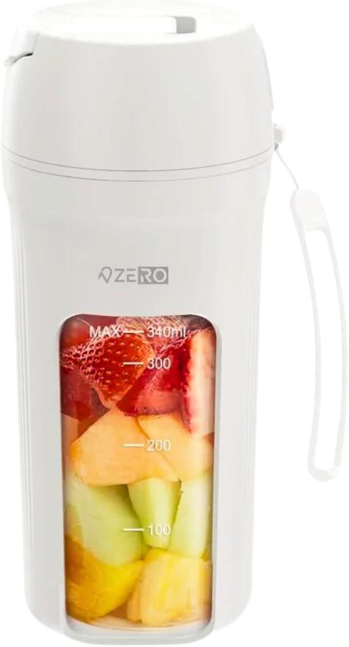 ZD ZERO タンブラー型ミキサーMIXER+V3 氷も砕ける 持ち運び (ホワイト)