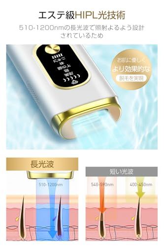 【新品】脱毛器 VIO対応 【サファイア冷却・無痛・低刺激】 サロン級 HIPL光脱毛器 メンズ レディース 髭 脱毛 21J高出力 照射回数無制限 ムダ毛ケア 5モード 手動/自動照射 光美容器 全身脱毛 家庭用 簡単操作 男女兼用 保護サ 2ad3fb90