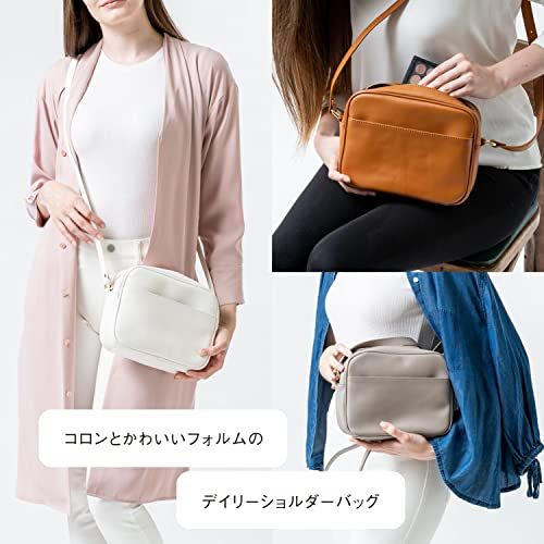 【新品】[ムラ] ショルダーバッグ コンパクト レディース 本革 レザー 牛革 シンプル 肩掛け 斜めがけ 14b06386