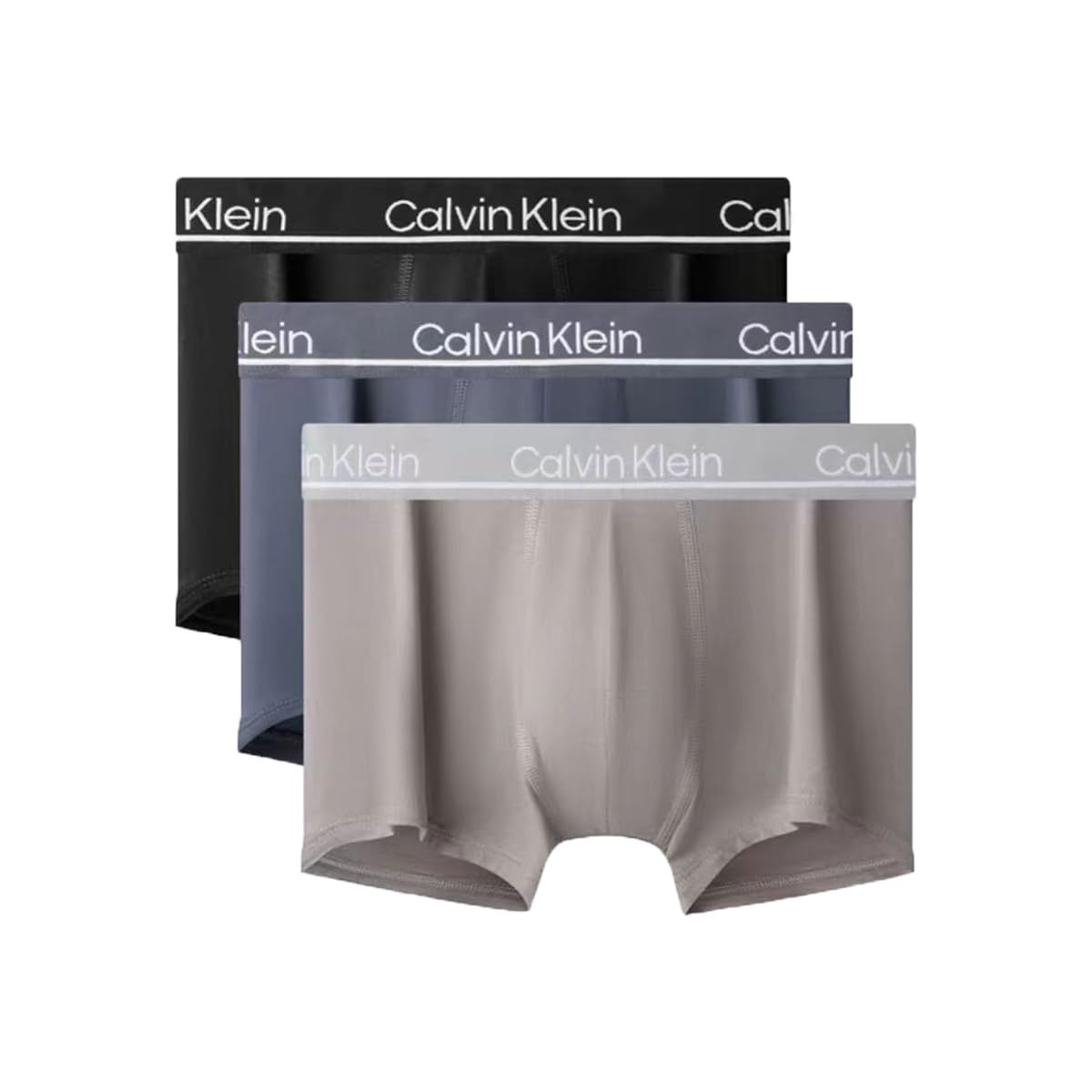【新品】CALVIN KLEIN ボクサーパンツ メンズ 3枚セット ロングボクサー 無地 ロゴ ロング丈 3枚組 セット 黒 下着 男性 アンダーウェア NP2752O a5555586