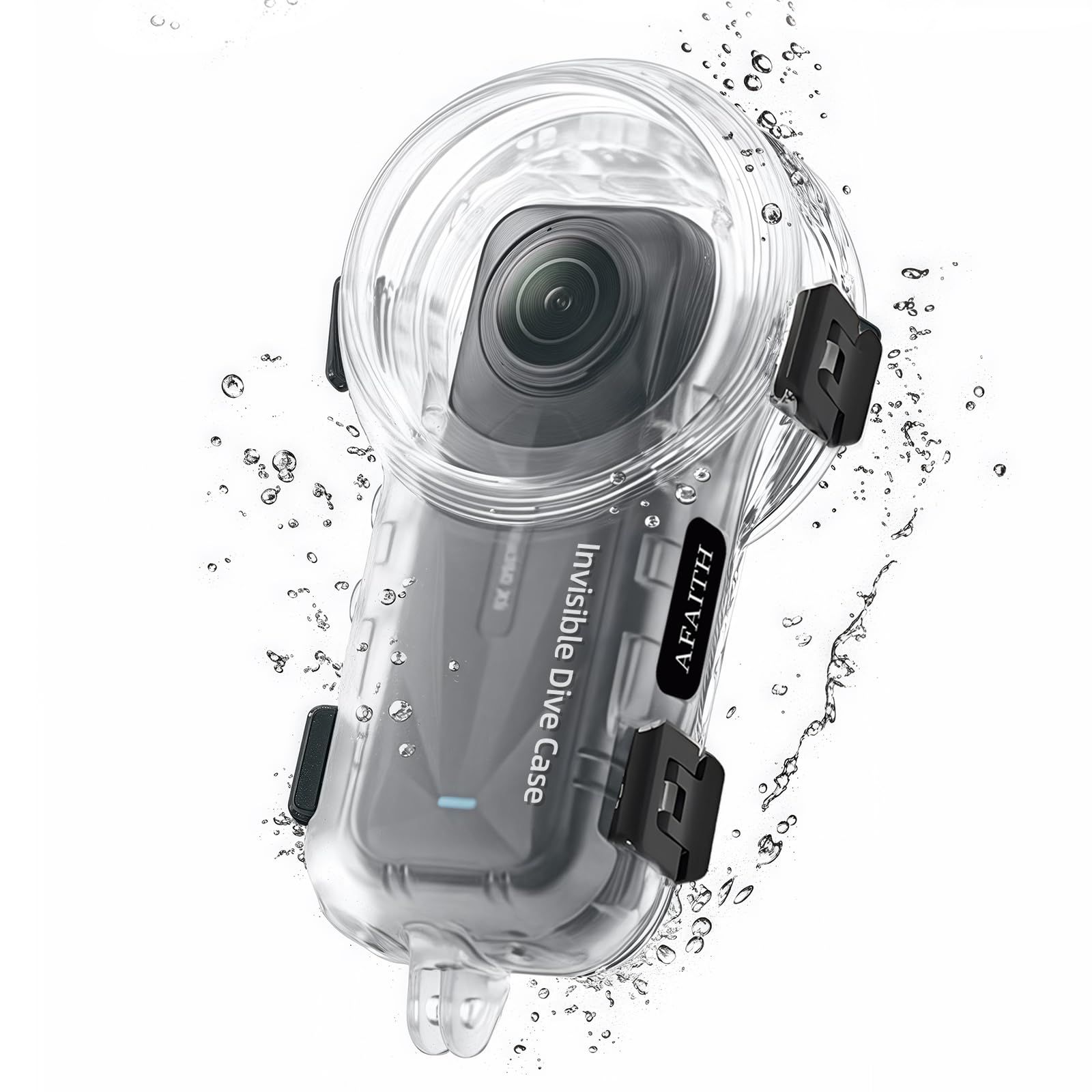 【新品】Insta360 X5専用 60m防水ケース アクションカメラ潜水用ハウジング専用 防曇シート+スタンド付き 645bab64