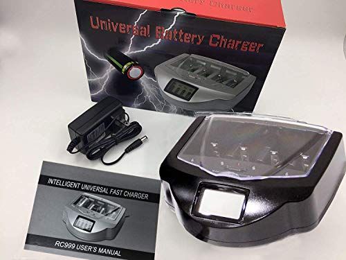 【新品】電池充電器 アルカリ ニッケル水素 ニッカド電池 単1、単2、単3、単4、9V 使い捨て再利用マルチ液晶デイスプレイ マルチチャージャー 03320b6f