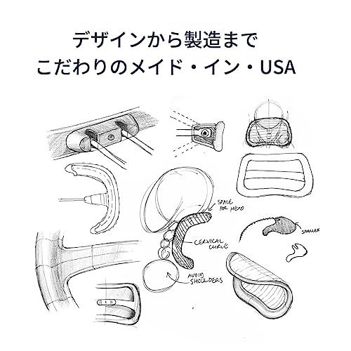 【新品】Atlas アーロンチェア ヘッドレスト ミネラル（リマスタード）日本正規代理店 ３年保証 後付け ハーマンミラー アトラス メッシュタイプ 傾き 高さ 前後 調整可能 首 アメリカ製 (ミネラル（リマスタード）) c8eb277e