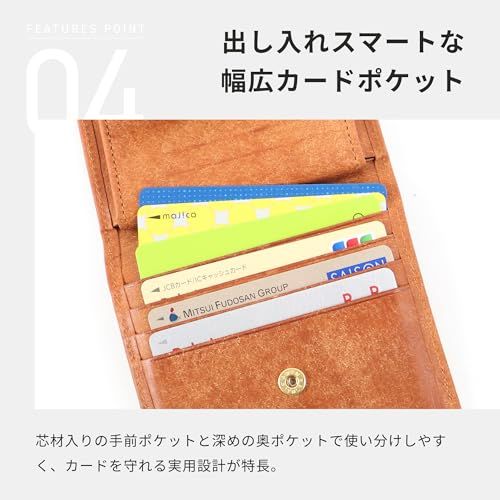 【新品】[lemma] レンマ 財布 二つ折り財布 メンズ レディース さいふ Marisco マリスコ プエブロ コンパクト財布 本革 レザー 男性 女性 人気 おしゃれ ペトローリオ（プエブロ） d180c470