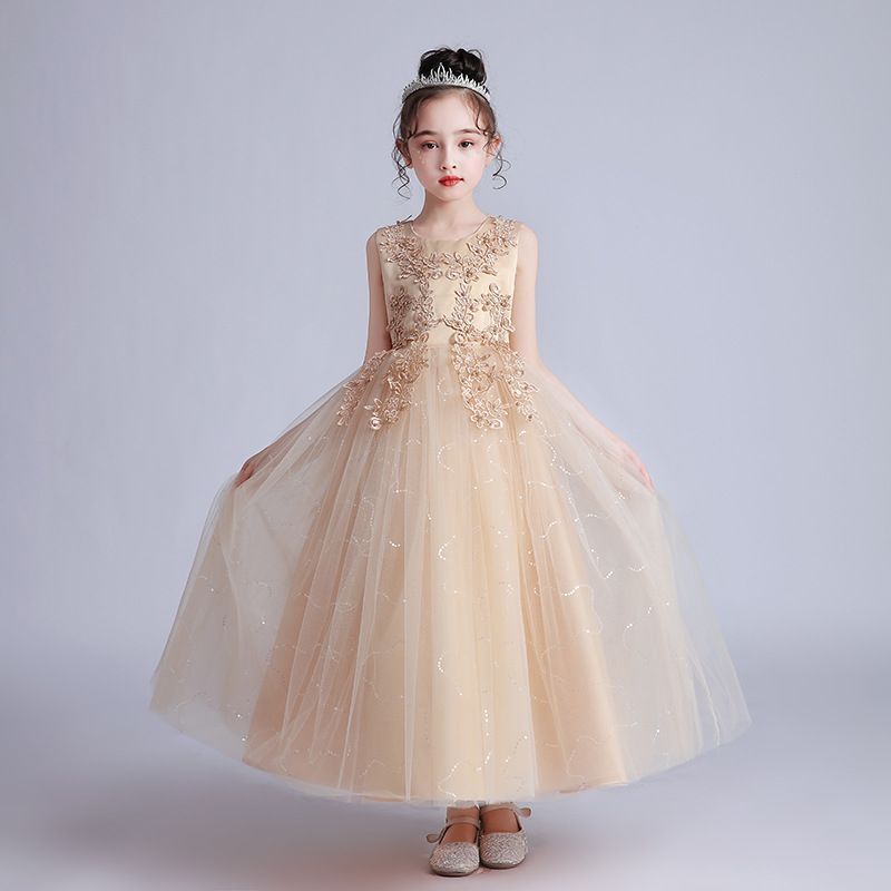 新品 ドレス 子供 ピアノ 発表会 キッズ ロングドレス フォーマル ワンピース 女の子 白 子ども 誕生日 パーティー 服 子供ドレス キッズドレス フォーマル発表会 子ども 子供服 子供フォーマルド 入学式 結婚式 卒業式 #wunpi