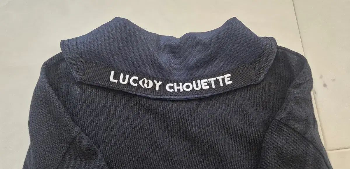 LUCKY CHOUETTE(ラッキーシュエトゥ) ネイビー セーラー カラーTシャツ 38 LUCKY CHOUETTE(ラッキーシュエトゥ) ネイビー セーラー カラーTシャツ 38