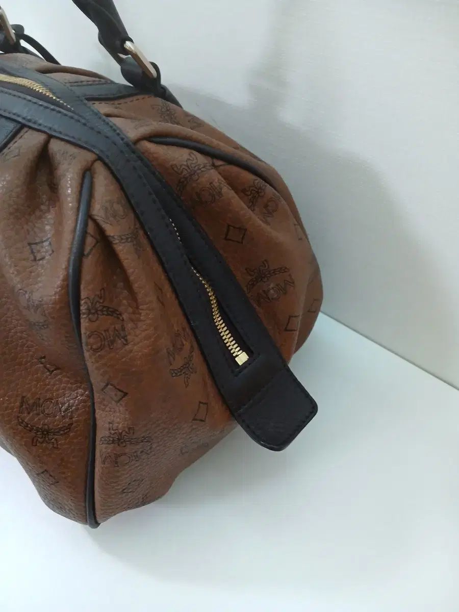 MCM ボストンバッグ ブラウン パータン