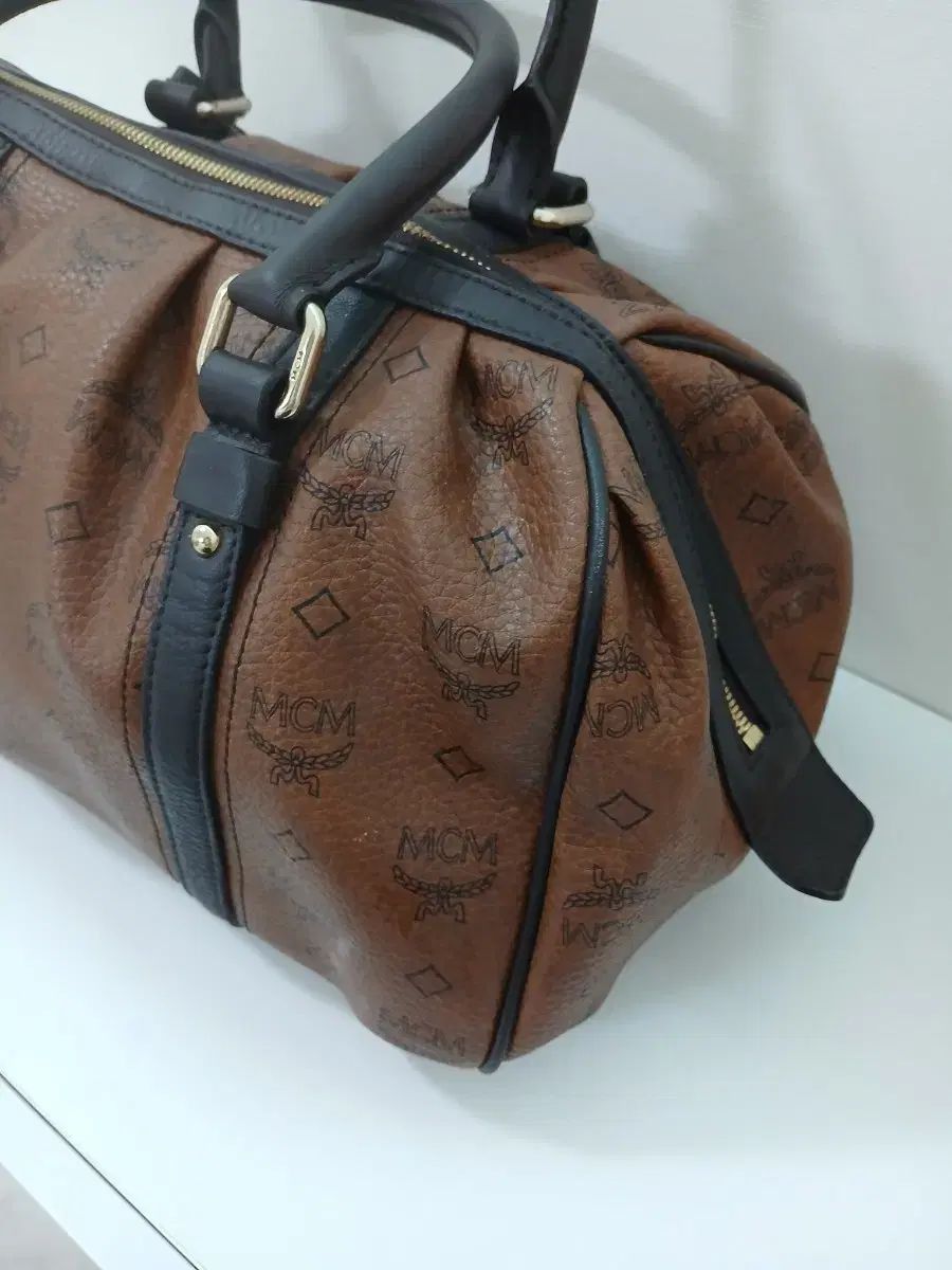 MCM ボストンバッグ ブラウン パータン